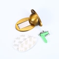 Miniatyrbilde 1 av 5: Magnetisk dørstopper i rustfritt stål, gul, 5 stk.