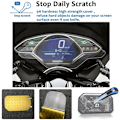 Miniatyrbillede 3 af 5: Motorcykel Cluster Scratch Protection Film Skærmbeskytter til 150 2018-2019