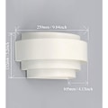 Miniatyrbillede 2 af 5: LED Vægslamper Simpel Design Vægslampe Indendørs Lampe Metal Lampe til Soveværelse Trappebutik Levering Stue Kontor Veranda Varmt Hvid [Energiklasse A++] - R
