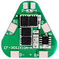 Miniatyrbilde 4 av 5: 3S 12A 12,6V beskyttelseskrets 18650 Li-Ion litiumbatteri lading BMS kretskort for elektriske verktøy/sol LED-lampe