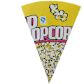 Miniatyrbillede 2 af 5: 100x Popcornposer Mandelpapirposer Popcorn S