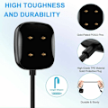 Miniatyrbillede 4 af 5: Oplader Kompatibel med Fitbit Versa 4 / Fitbit Sense 2 / Fitbit Versa 3 / Fitbit Sense, Udskiftningskabel til Sense, Sense 2, Versa 3, Versa 4 Oplader