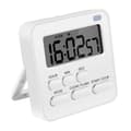 Kök Timer, Ägg Timer med Klocka, Digital Stoppur med LCD Ljudlarm för Matlagning, Bakning, Sport, Lärande, Etc.