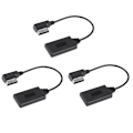 Miniatyrbillede 1 af 5: 3X Bilmodul Uden Bluetooth Musikadapter Aux Modtager Audiokabel til W212 S212 C207 Multimedie Interface Radio mmi