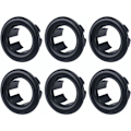 Miniatyrbillede 1 af 5: Vask Overflow Ring 6 Styk Universal Dæksel Til Badeværelse Sort