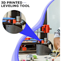 Miniatyrbillede 4 af 5: 12 stk 3D-printer Opvarmet Seng Silikon Nivellerings Puder Varmebestandig Solid Sengsstøtte Kompatibel med -10 3 Connect