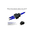 Miniatyrbillede 3 af 5: RJ45 Splitter Stikkontakter Adapter 1 til 2 Ethernet Splitter Kobling Dobbelt Stikkontakt Interface Kontakt Modulær Stik Tilslut Netværk LAN Internet Cat5 Cat