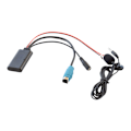 Miniatyrbillede 1 af 5: -237B Full Speed ​​Bilradio AUX-indgang Udskiftning 3.5MM Lyd MP3 Bluetooth 5.0 Mikrofonadapter til