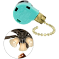 Miniatyrbillede 2 af 5: dele ZE-268S6 3-trins 4-tråds loftsventilator-væglampe-styringstræk-kædekontakt