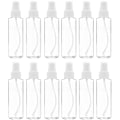 Miniatyrbillede 1 af 5: Pakke med 12 klare fine mist sprayflasker 120 ml (4oz) med pumpe sprayhætte, til rejser, æteriske olier, parfumer