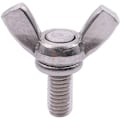 Miniatyrbillede 2 af 5: Gevind 304 rustfrit stål tommelfinger hånd bolt skrue 5stk