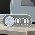 Pikkukuva 3 / 5: Langaton Bluetooth-kaiutin Kaksoisääliheradio TF-kortin tuki Digitaalinen herätyskello Soundbar Koti- ja Toimisto Pinkki
