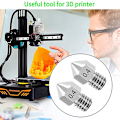 Miniatyrbilde 3 av 5: 3D-skrivertilbehør 0,4 mm MK8 Rengjøringsnålsett Dredge Rustfritt Stål Dys for -10/3/5 (21 deler)