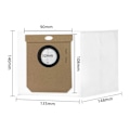 Miniatyrbild 4 av 5: 8 st Dammsugarpåsar för 1090/8090 Ultra/10000/9090 AI/7490/ L50/L60 / Alpha 3Pro Robotdammsugare Reservdel