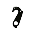 Miniatyrbillede 1 af 4: Gearskifterophæng til Cervelo Rim R2 R3 R5 Ca S2 S3 S5 Team Vwd Rca Road Bikes Bagerste Mech Dropout Hvid