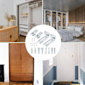 Miniatyrbillede 2 af 5: 18 Dele Skydedørs Reparationskit Foldbar Skydedørs Hardware Kit, Skabsskydedør, Opbevaringsfoldbar Dør Hardware Kit og Dør