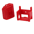 Pikkukuva 3 / 5: Simuloitu rumpupakkaus polttoainesäiliö 1/24 RC-ryömintäautoon Axial SCX24 90081 AXI00005 Koristepäivitysosat, punainen