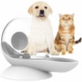 Miniatyrbild 1 av 5: Vattenbehållare för katt och hund, Gravity Cat Drinker, Snigelform, Automatisk kattvattenfontän, Hundvattenbehållare - Lätt att se vattennivån (Grå)