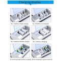 Miniatyrbillede 4 af 4: 1/2/5/7/9V NiMH Batteriopladningsboks med 6 Slots LED Multi-lader til AA/AAA/C/D Type EU Stik