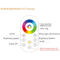 Miniatyrbillede 3 af 5: LED-styring RF Radiofrekvens Mini Tryk Ultra-tynd RGB Farve Lysstribe Styring
