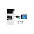 Miniatyrbilde 2 av 5: 64GB USB C Flash Drive, Bifrost Type-C USB Flash Drive 64GB 2 i 1 OTG Pen Drive 64gb Mini USB C Flash Drive 64gb (Svart)