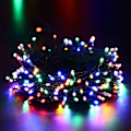 Miniatyrbild 2 av 5: Solcells-drivna Julstränglampor, 22M 200 LED Solcells-drivna Stränglampor Utomhus Vattentäta 8 Lägen Dekorationslampa för Trädgård Balkong Träd Staket Patio Del