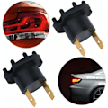 Miniatyrbild 2 av 4: H7-lamphållare Par strålkastarsuttag lamphållare för Mazda 3 5 Kawasaki Aprilia B28V510A3 mazda h7 lampkontakt strålkastarsuttag Strålkastare