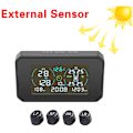 Miniatyrbillede 2 af 5: Multifunktionel bil OBD HUD solenergi dæktryksovervågningssystem auto sikkerhedsalarmsystemer head up display B05