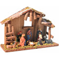 Miniatyrbillede 2 af 5: Julekrybbe Kompletsæt, Julekrybbe Scene - Krybbe Sæt, Julekrybbe Harpiksfigurer til Julepynt til Polyresin Jul