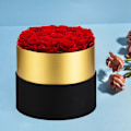 Miniatyrbillede 2 af 5: Bevaret Roseblomst Evigvarende Rose i Æske Bryllup Mors Dag Jul Valentinsdag Fødselsdag Kærlighedsgaver For Evigt A