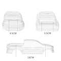Miniatyrbilde 3 av 5: Gjennomsiktig fjernkontrollbil karosseri for XINLEHONG 9130 9135 Q901 1/16 tilbehør reservedeler