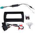 Miniatyrbilde 3 av 5: Bildekk Fascia Ramme for TT MK2 2006-2014 2 Din 9 Tommers Ledningsnett Stereo Panel Adapter Strømkabel Canbus