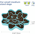 Miniatyrbillede 3 af 5: Langsom foderhundemad, sjov langsom foderhundemad til små og mellemstore hunde, langsom foder labyrint design hundemad, himmelblå