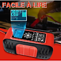Miniatyrbillede 3 af 5: Intelligent Batterilader 10A 12V/24V LiFePO4 Batterilader til Bil Motorcykel Automatisk Auto Vedligeholdelseslader med LCD-skærm Reparationsfunktion til Ca