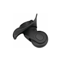 Miniatyrbillede 4 af 5: 1 par sorte kufferter med 360 graders drejelige hjul 91x107x49mm - BQLZR