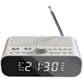 Miniatyrbild 1 av 5: FM-väckarklockradio med Bluetooth-streaming LED-display Dubbel väckarklocka 1500MAh Hi-Fi-högtalare med woofer-enhet