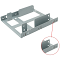 Miniatyrbillede 3 af 5: 2,5\" til 3,5\" intern monteringsstel til 2 x 2,5\" SSD/HDD til 3,5\" enkelt bay
