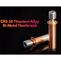 Miniatyrbillede 5 af 5: 3X CR6 SE Titanium Alloy Bimetal Termisk Brydning til -6 Hotend 3D Printer 1.75MM Filament Varme