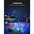 Miniatyrbild 3 av 5: LED-gardiner 10 meter 100 LED, USB Vattentät 8 lägen Varmvitt Ljus för Fest Bröllop Födelsedag Dekoration Trädgård Fönster Inomhus Utomhus