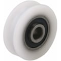Miniatyrbillede 2 af 5: dør- og vinduesSkydedørsskinne og tilbehørSkydedørstilbehør4 stk. 124415,7 mm U-rille nylon remskivehjul til skydedør
