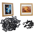 Miniatyrbilde 2 av 5: Bilde Ramme Vrid Knapp Festemidler Sett, 100 PCS Bilde Ramme Brakett Klips Bilde Ramme Maskinvare Klips