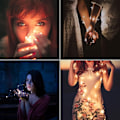 Miniatyrbild 3 av 5: 10-pack 2M Fairy Lights 20 LED Batteridrivna Fairy String Lights Vattentäta Koppartråds Stjärnsträngljus Mason Jar Lights Firefly Lights för D