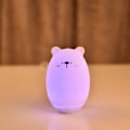 Miniatyrbillede 5 af 5: Led Nattelys USB Opladning Opladningskabel Aromaterapi Luftfugter Mini Mindre End 10 Kvadratmeter Luftfugter (Bjørneøje)