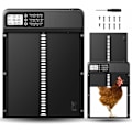 Miniatyrbilde 1 av 4: Automatisk hønsehusdør med vanntett programmerbar LCD-skjerm, automatisk hønsehusdør i aluminiumslegering, batteridrevet, timerkontroll,