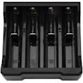 Miniatyrbillede 4 af 4: 4-slots Genopladelig Batterilader Li-Ion USB Smart til 18350 18500 18650 Aaa