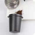 Miniatyrbild 5 av 5: Kaffe doseringskopp, rostfritt stål doseringskopp pulvermatningskopp del kaffemaskin tillbehör (silver)