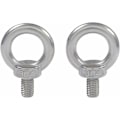 Miniatyrbillede 1 af 5: M5x10 304 Rustfrit Stål Hantråd Løfteøje Ring Øjebolt Øjebolt Skrue Maskineri Skulder 10 Stk