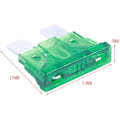 Miniatyrbillede 5 af 5: Bil køretøj 30A 30Amp grøn krop tænder blad ATC sikring 30stk