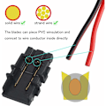 Miniatyrbillede 3 af 5: 2-polet LED-Stripsforbindelse, Pakke med 10 2-polet LED-Stripsforbindelse til 10mm SMD 5050/3528 LED-Strips Enkeltfarvet Vandafvisende og Ikke-vandafvisende
