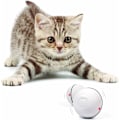 Miniatyrbild 1 av 5: Smart Interaktiv Katt Leksak - Nyaste Versionen 360 Grader Självrullande Boll, USB Laddningsbar Husdjursleksak, Inbyggd Snurrande LED-Ljus, Stimulerar Jakten